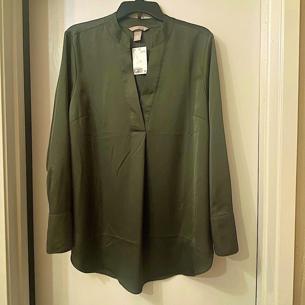 H&M Satin Blouse NWT